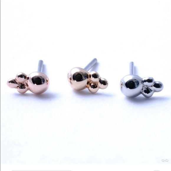 Anatometal 18k RoseGold Desta Threadless End - Picture 4 of 8